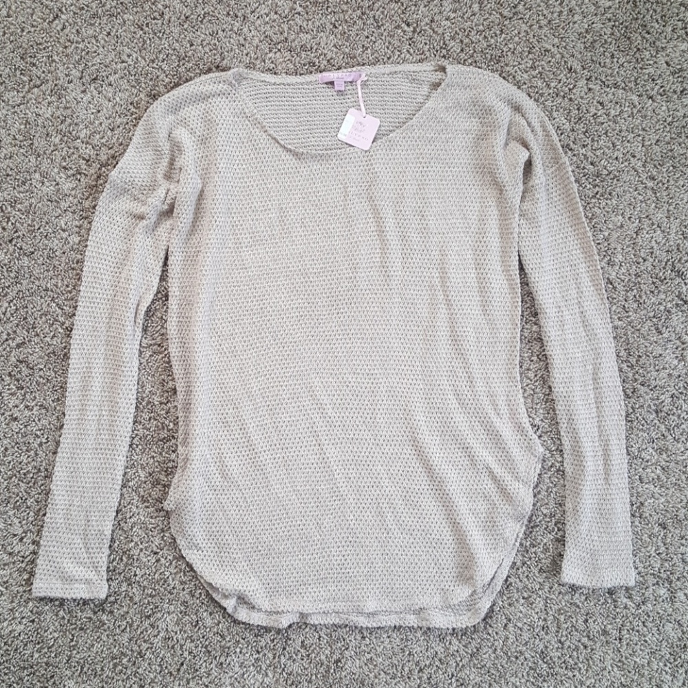 NWT Calypso St. Barth tan sweater